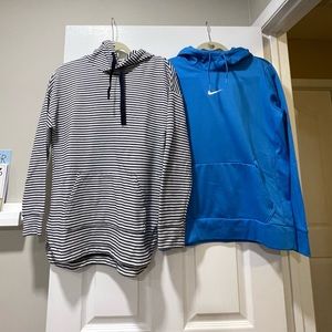 💙 Bundle of 2 - Gently Preloved Blue Nike Sweatshirt (M) & A New Day Hoodie (S)